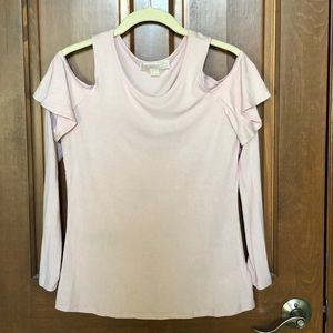 NWOT Michael Kors Cold Shoulder Shirt
